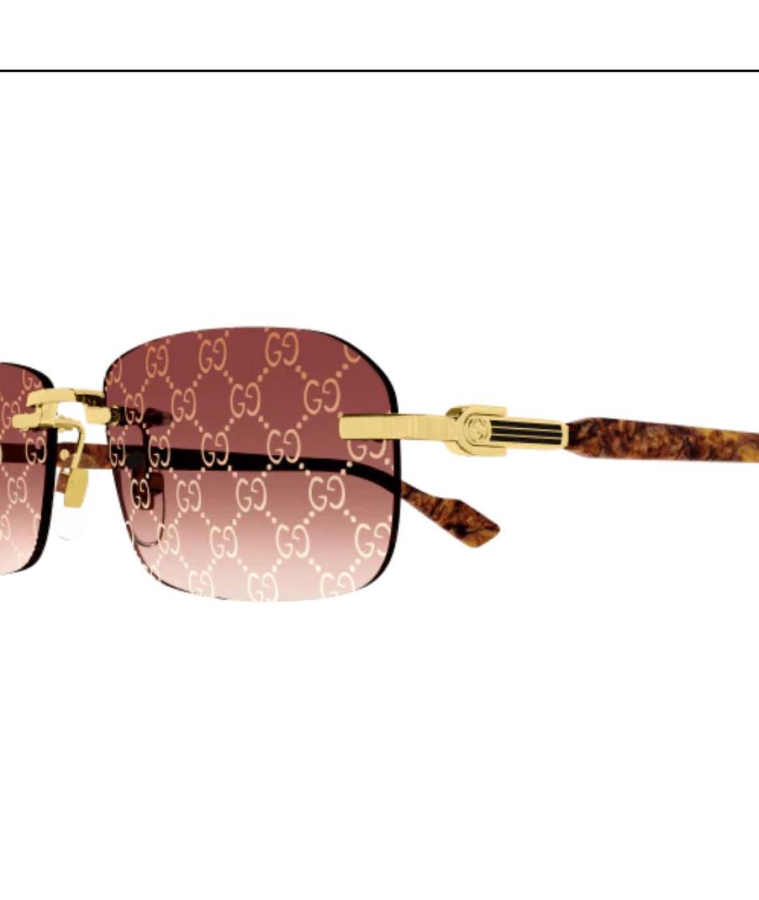GUCCI Розовые солнцезащитные очки, фото 3
