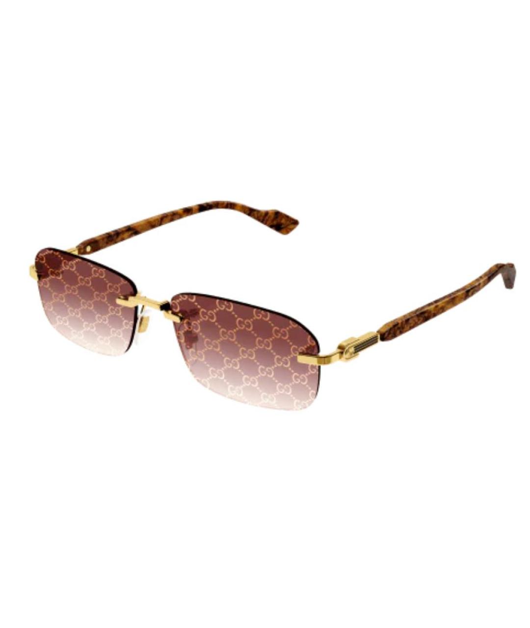 GUCCI Розовые солнцезащитные очки, фото 2