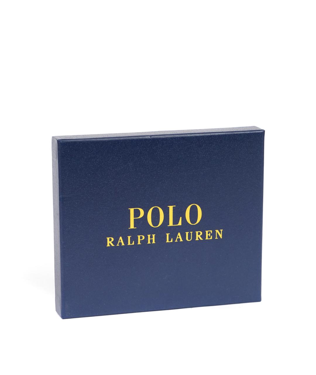 POLO RALPH LAUREN Коричневый кожаный кошелек, фото 5