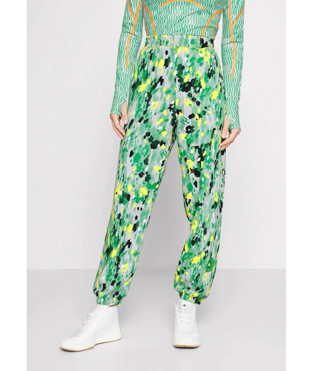 ADIDAS BY STELLA MCCARTNEY Зеленые спортивные брюки и шорты, фото 2