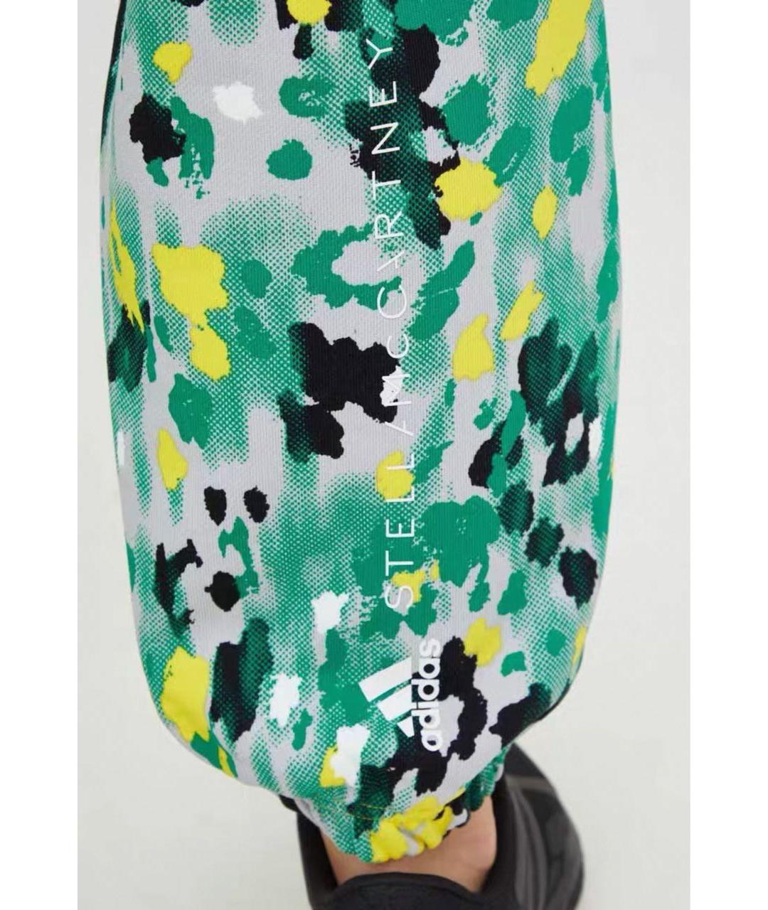 ADIDAS BY STELLA MCCARTNEY Зеленые спортивные брюки и шорты, фото 4