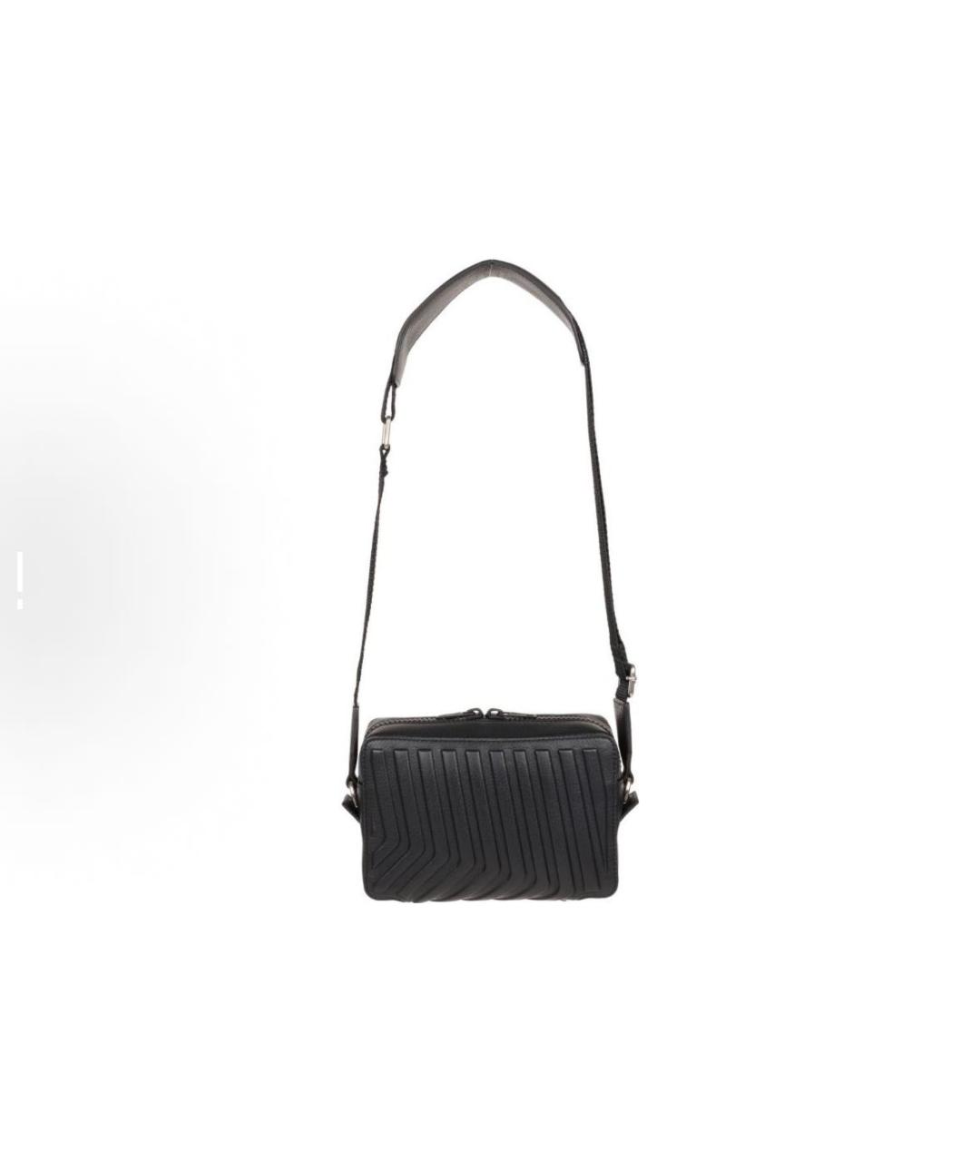 BALENCIAGA Черная кожаная сумка на плечо, фото 3