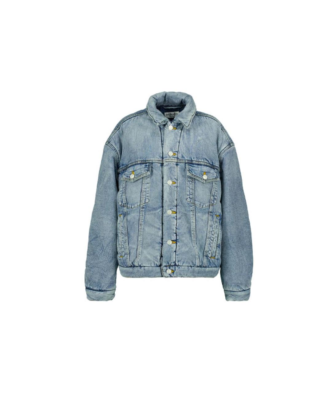 BALENCIAGA Голубая куртка, фото 1