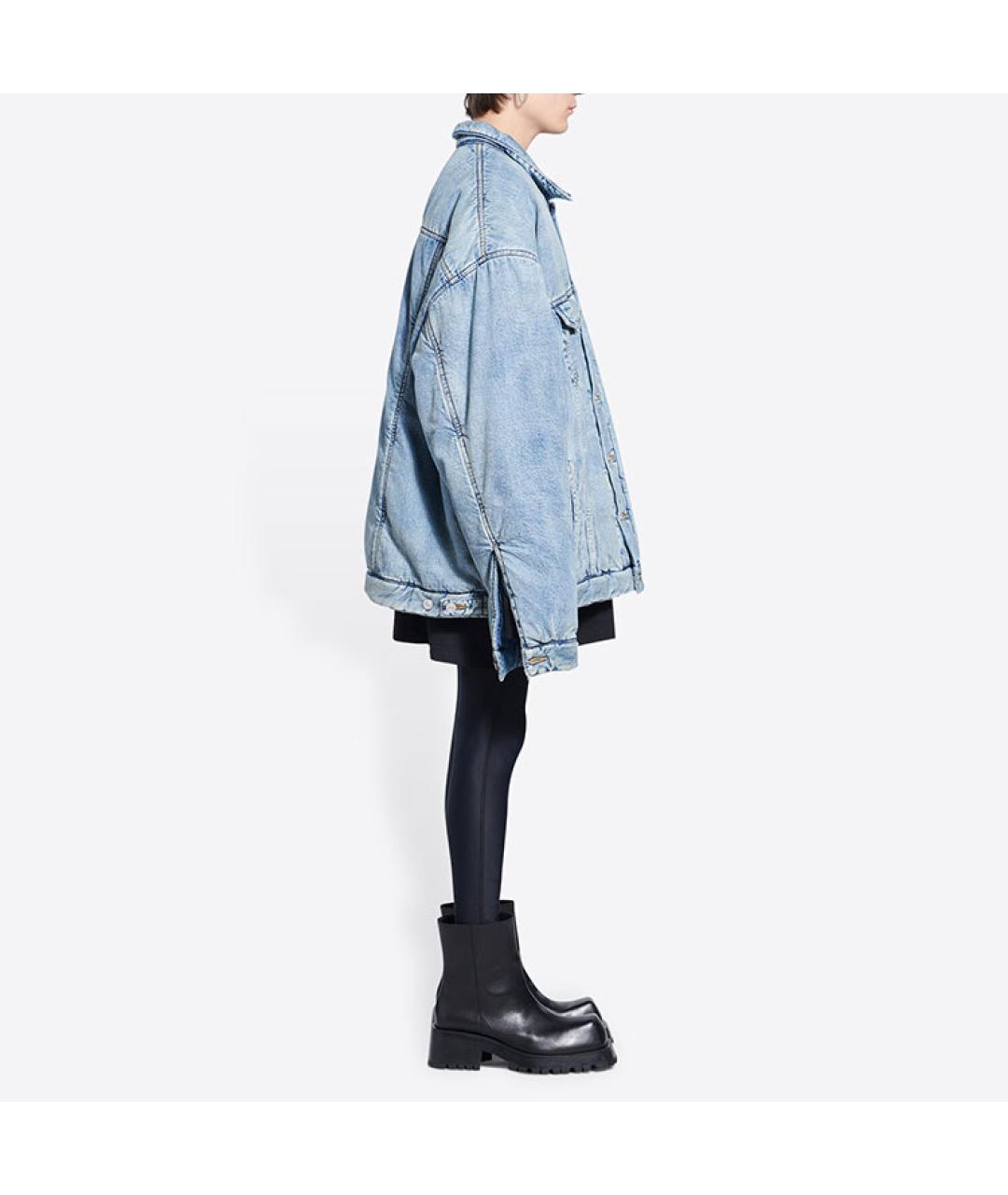 BALENCIAGA Голубая куртка, фото 4