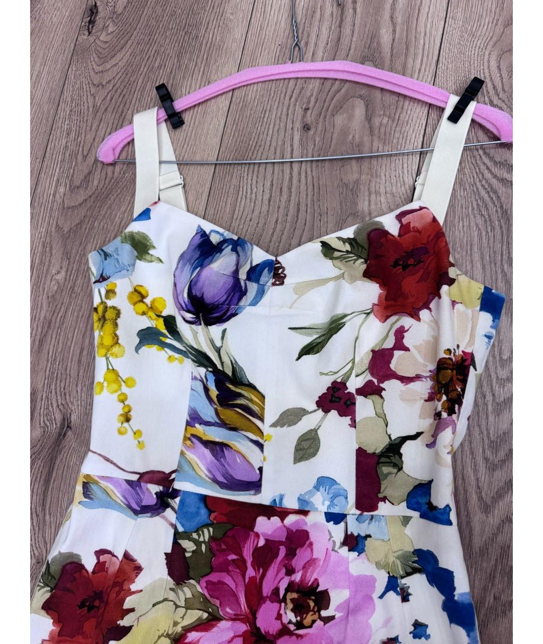DOLCE&GABBANA Мульти хлопковый сарафан, фото 8