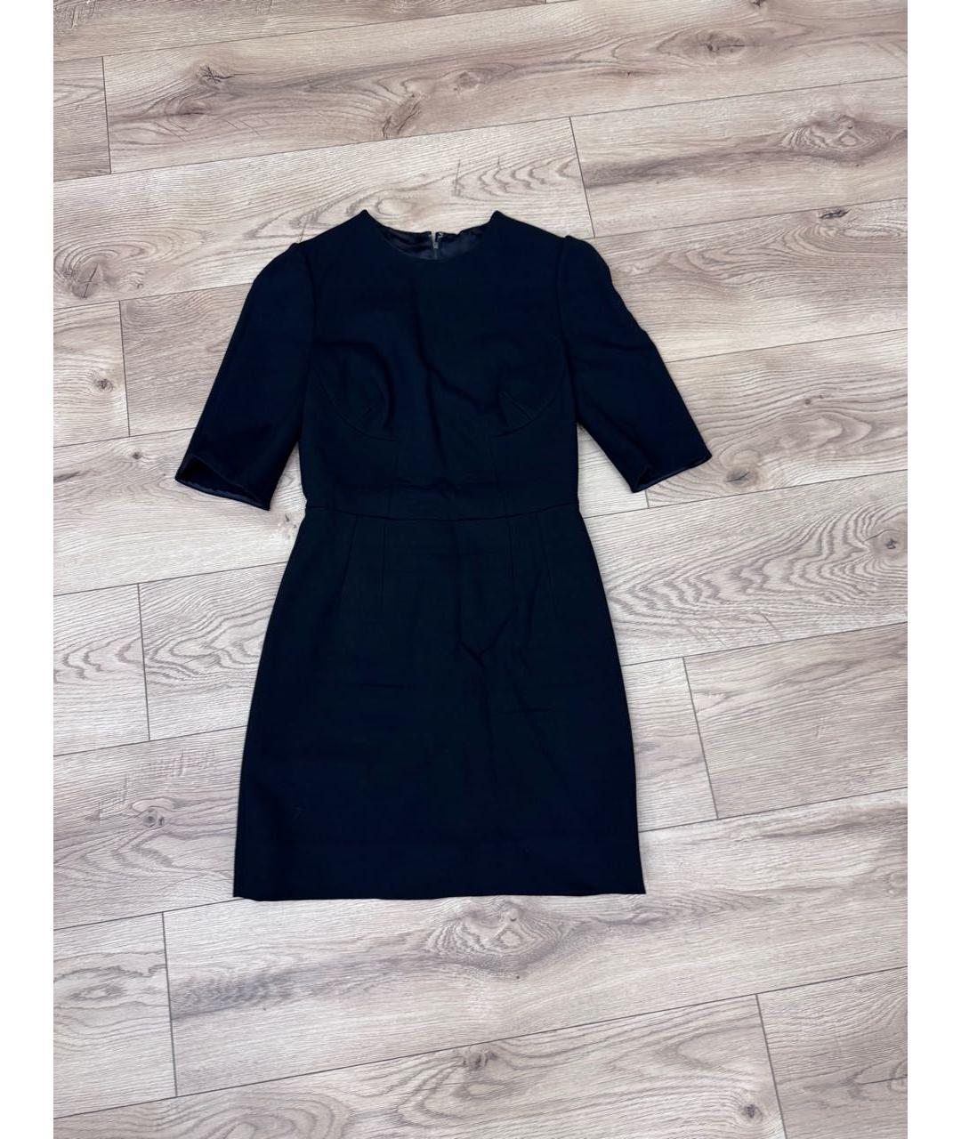 DOLCE&GABBANA Черное вискозное платье, фото 9