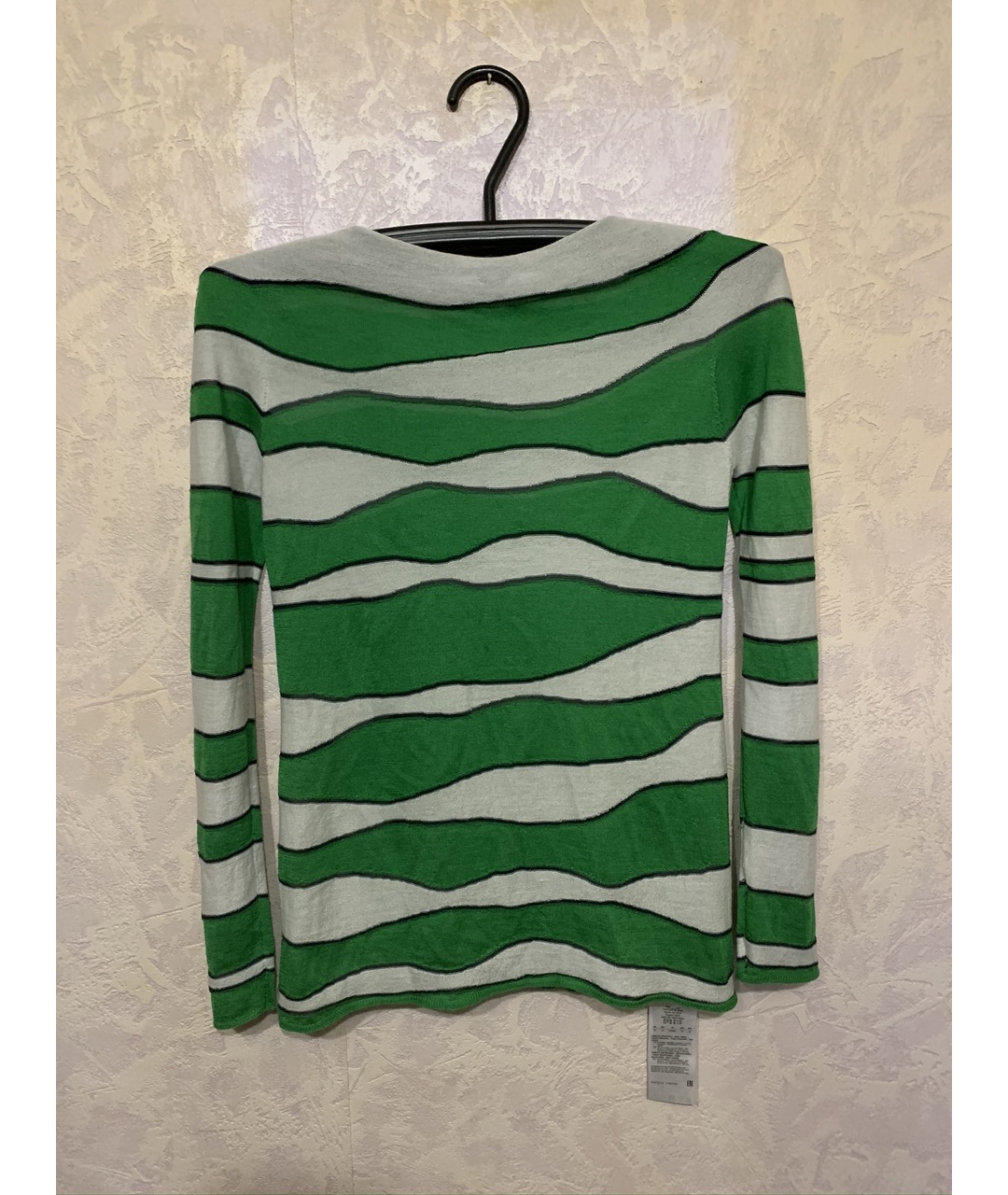 GIORGIO ARMANI Зеленый кашемировый джемпер / свитер, фото 2