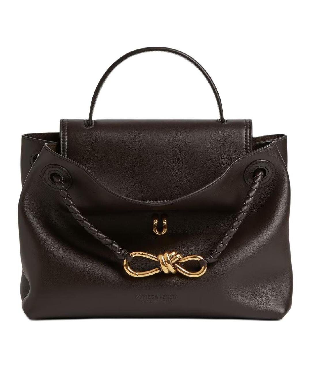 BOTTEGA VENETA Коричневая кожаная сумка через плечо, фото 2