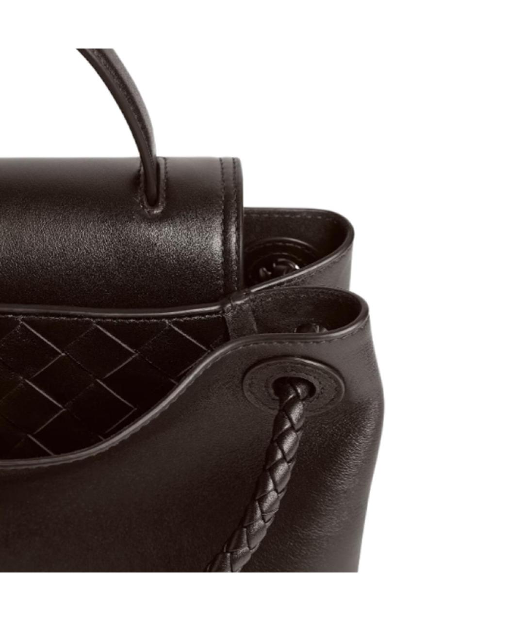 BOTTEGA VENETA Коричневая кожаная сумка через плечо, фото 6