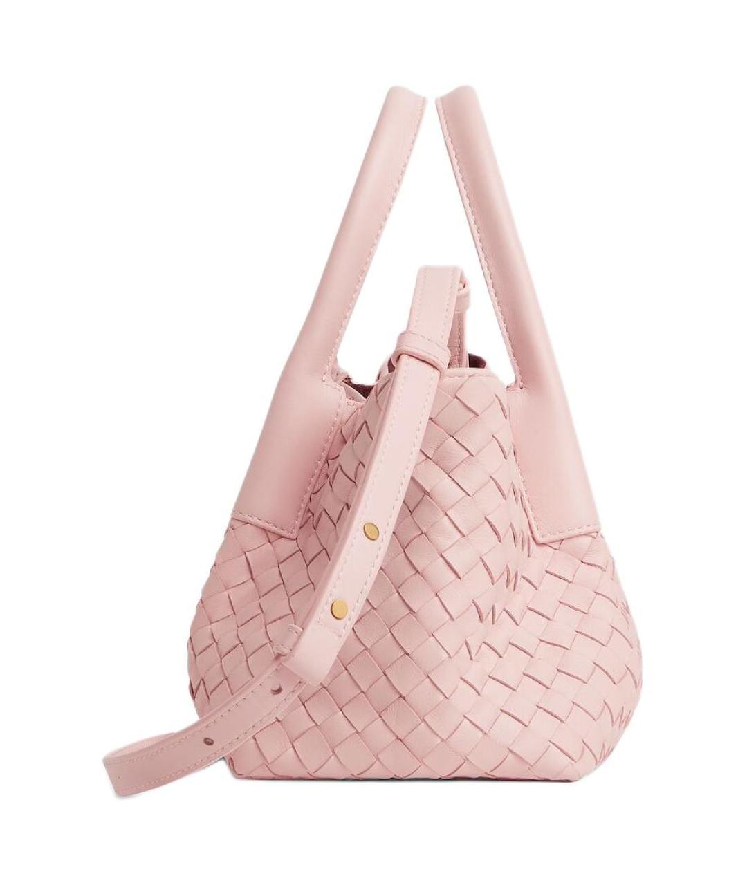 BOTTEGA VENETA Розовая сумка с короткими ручками, фото 2