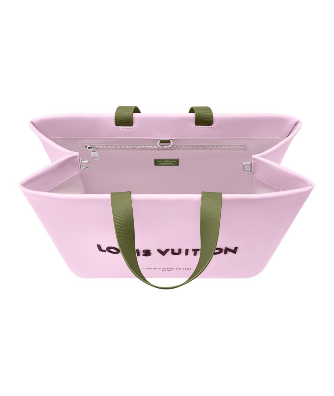 LOUIS VUITTON Розовая сумка тоут, фото 4