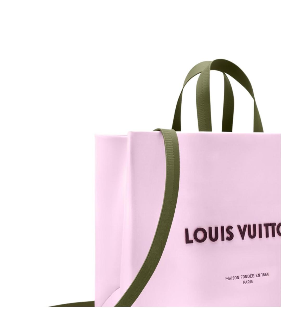 LOUIS VUITTON Розовая сумка тоут, фото 6