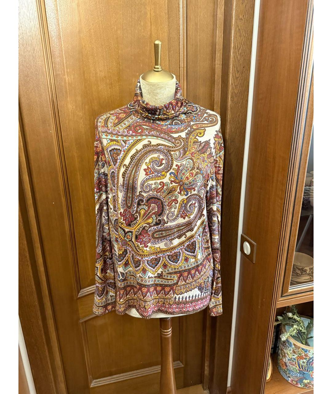 ETRO Мульти шерстяная водолазка, фото 8
