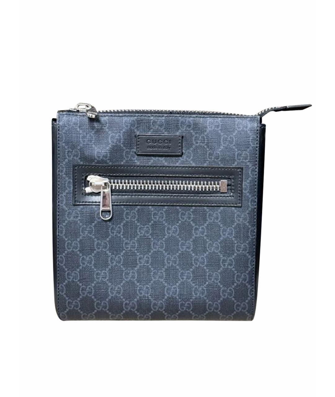 GUCCI Антрацитовая сумка на плечо, фото 1