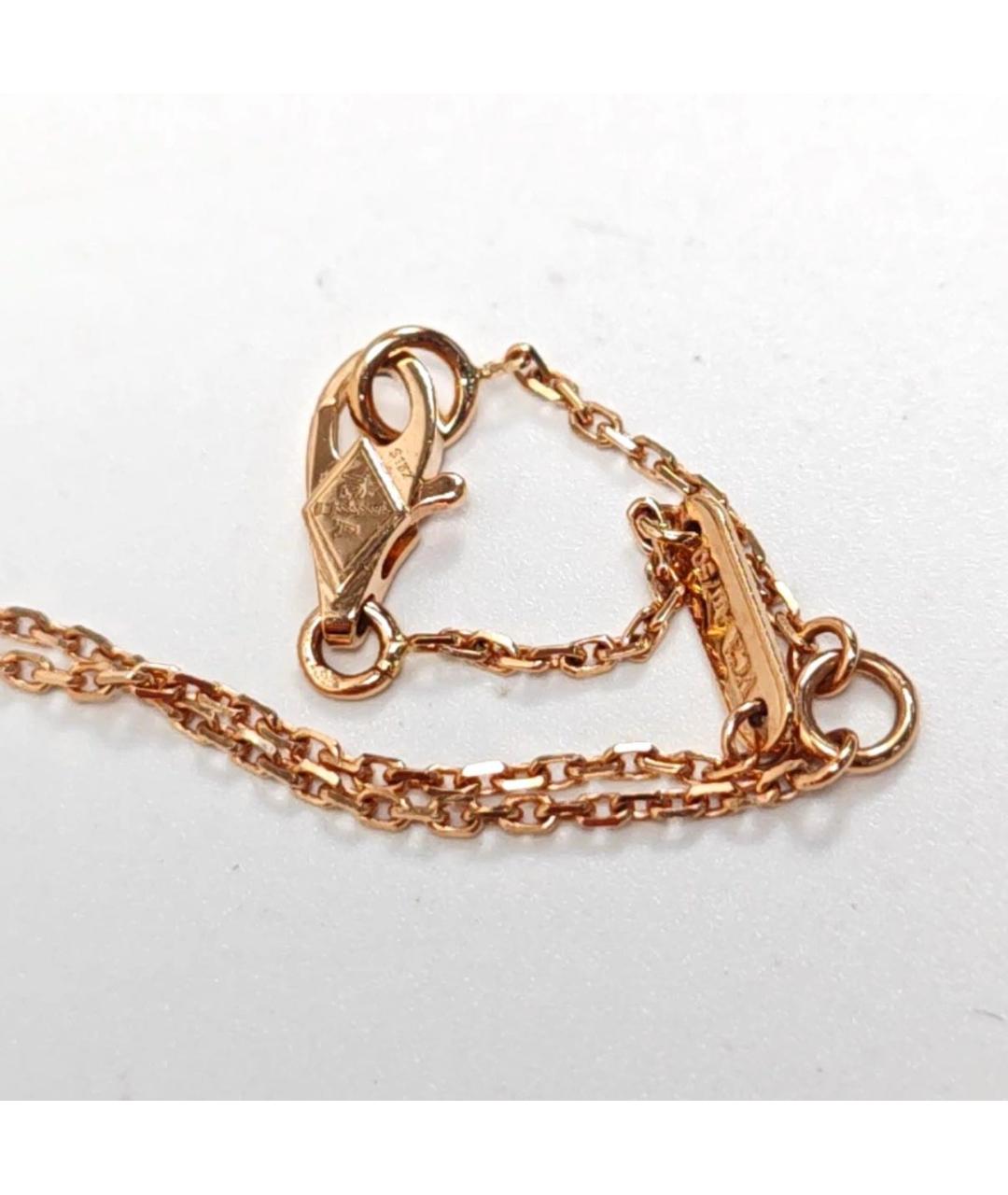 VAN CLEEF & ARPELS Бордовая подвеска из розового золота, фото 5