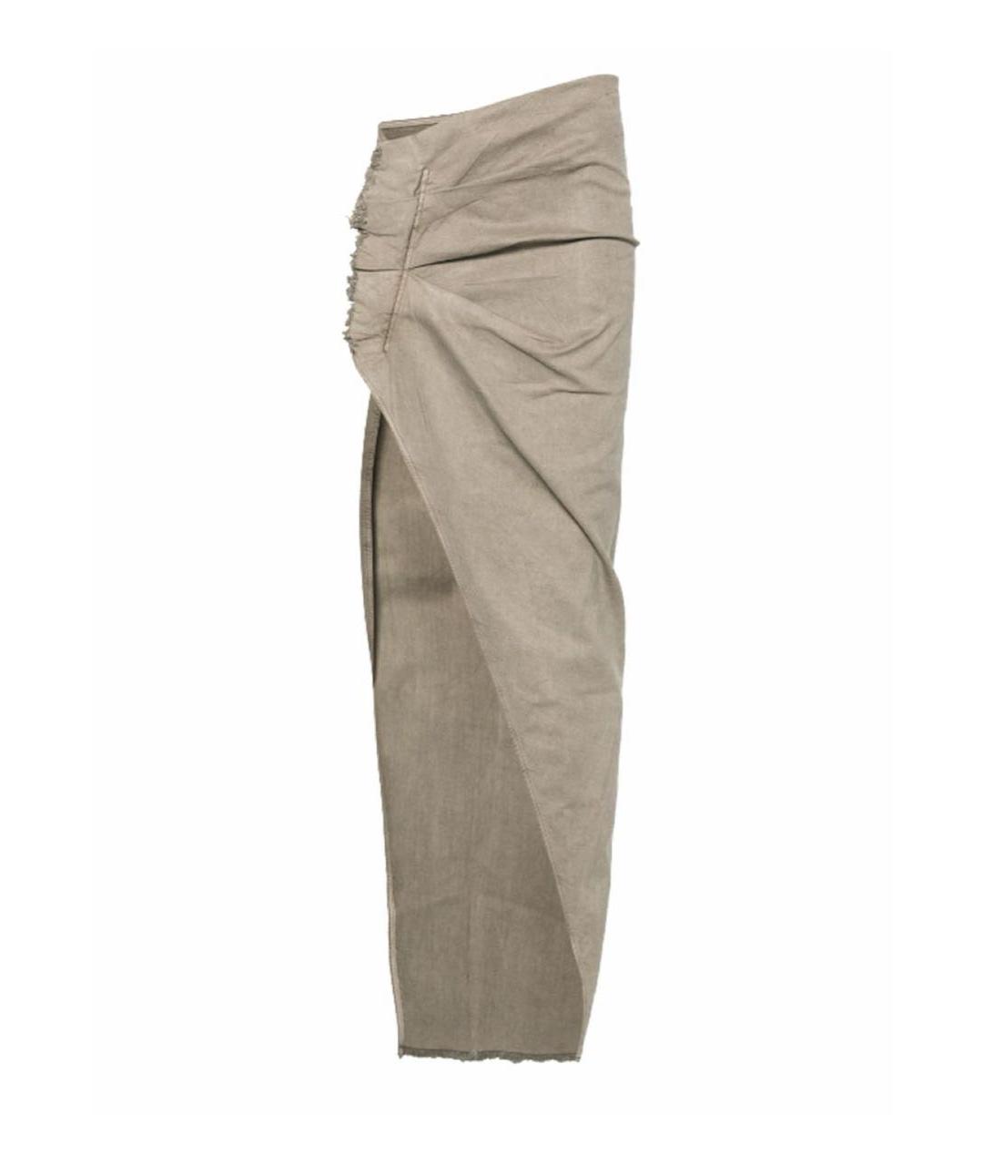 RICK OWENS DRKSHDW Деним юбка макси, фото 6
