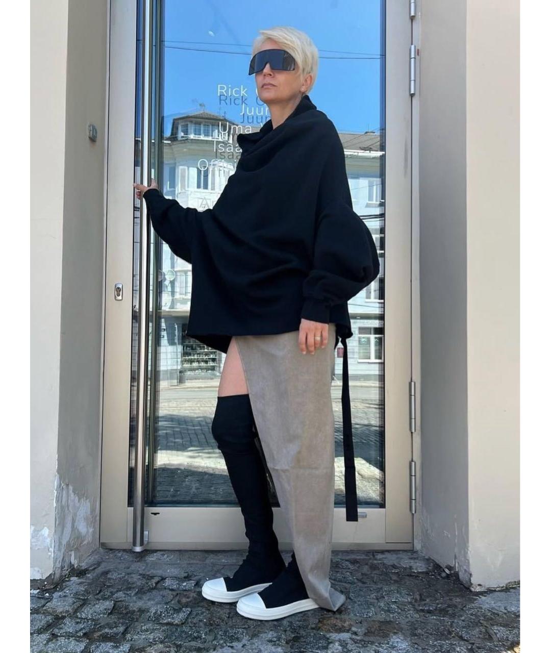 RICK OWENS DRKSHDW Деним юбка макси, фото 5