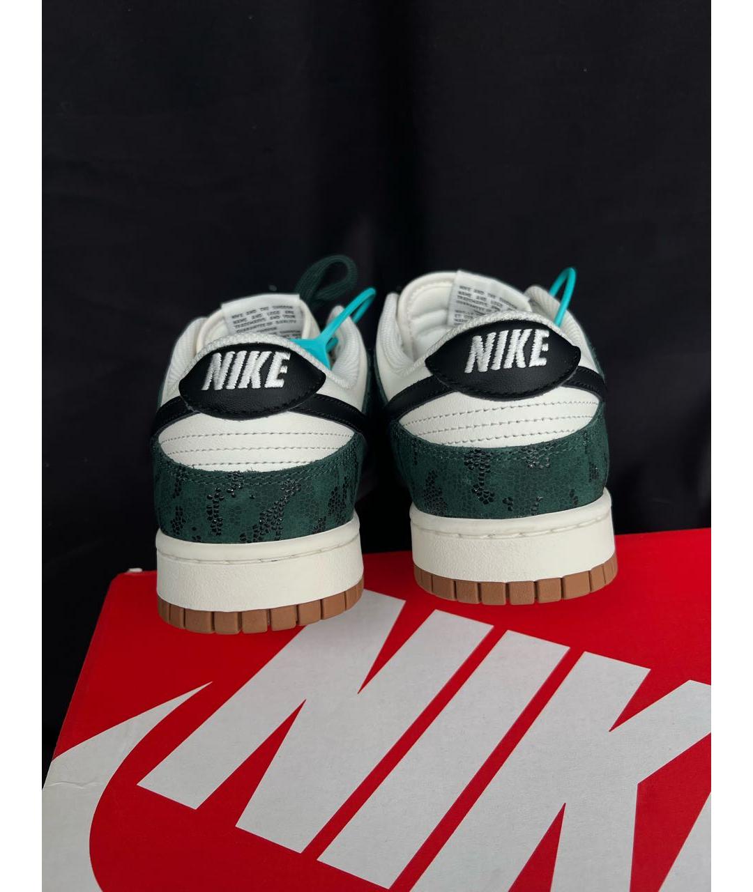NIKE Зеленые низкие кроссовки / кеды, фото 4