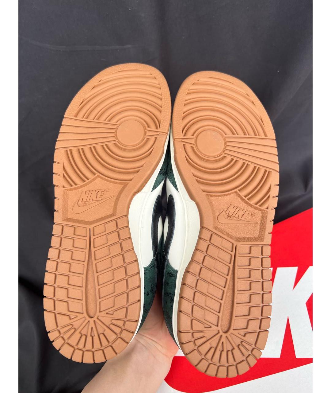 NIKE Зеленые низкие кроссовки / кеды, фото 5