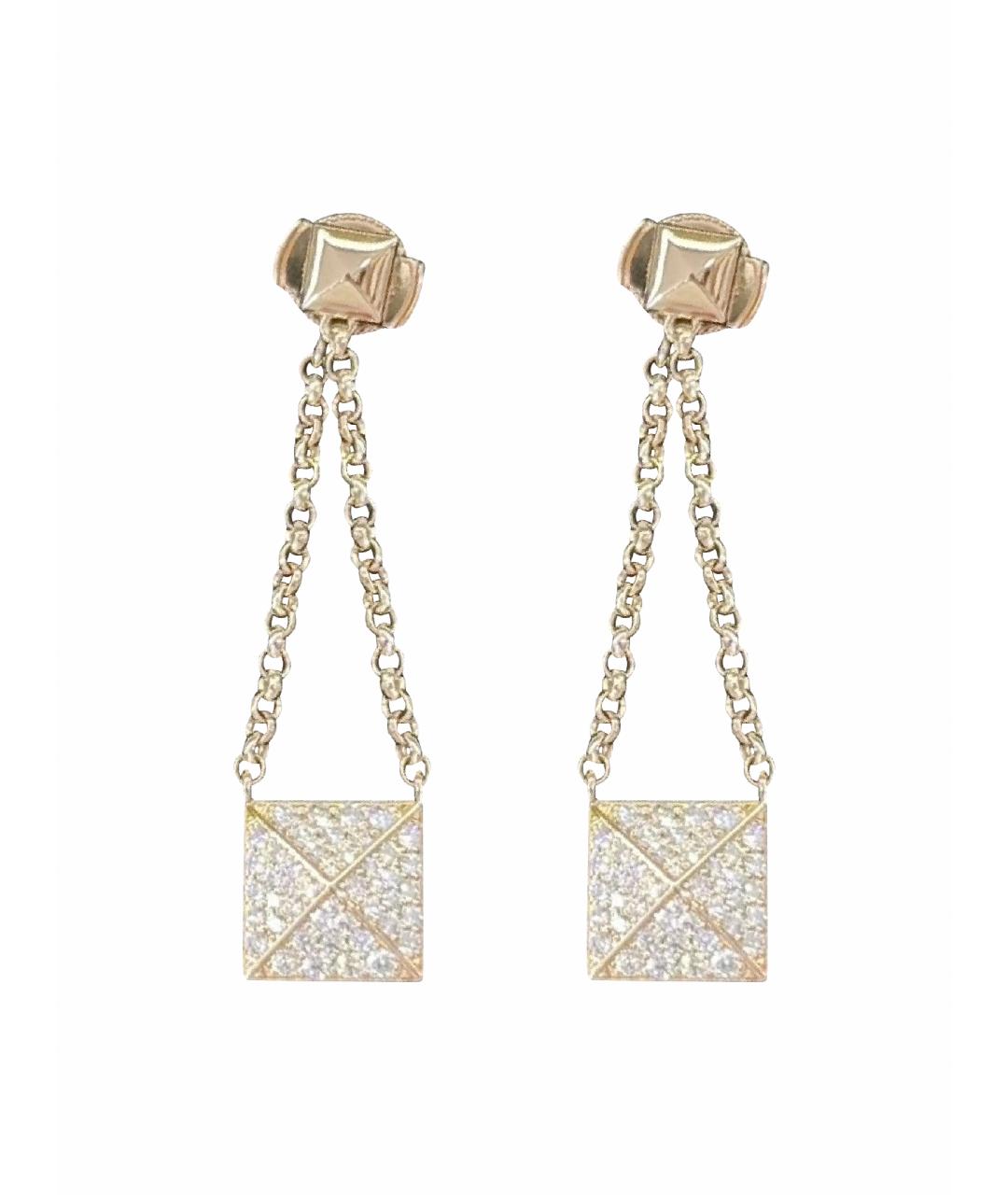 HERMES Розовые серьги из розового золота, фото 1