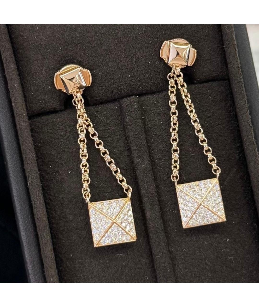 HERMES Розовые серьги из розового золота, фото 2