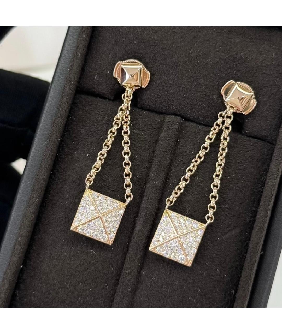 HERMES Розовые серьги из розового золота, фото 3