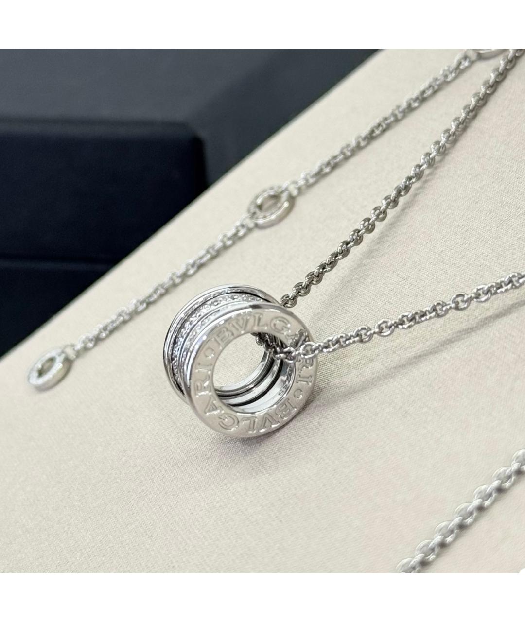 BVLGARI Белое колье из белого золота, фото 5