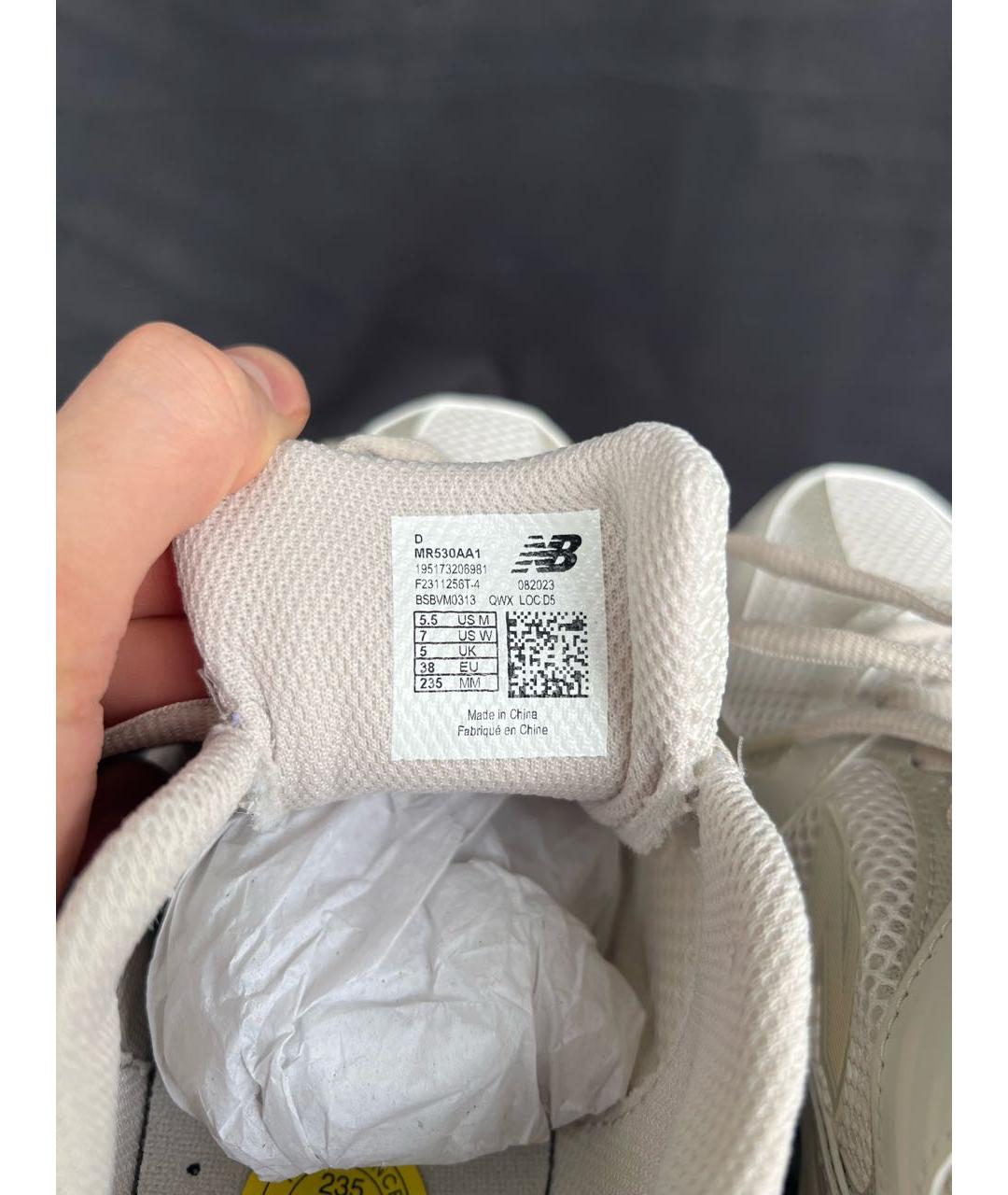 NEW BALANCE Бежевые кроссовки, фото 5