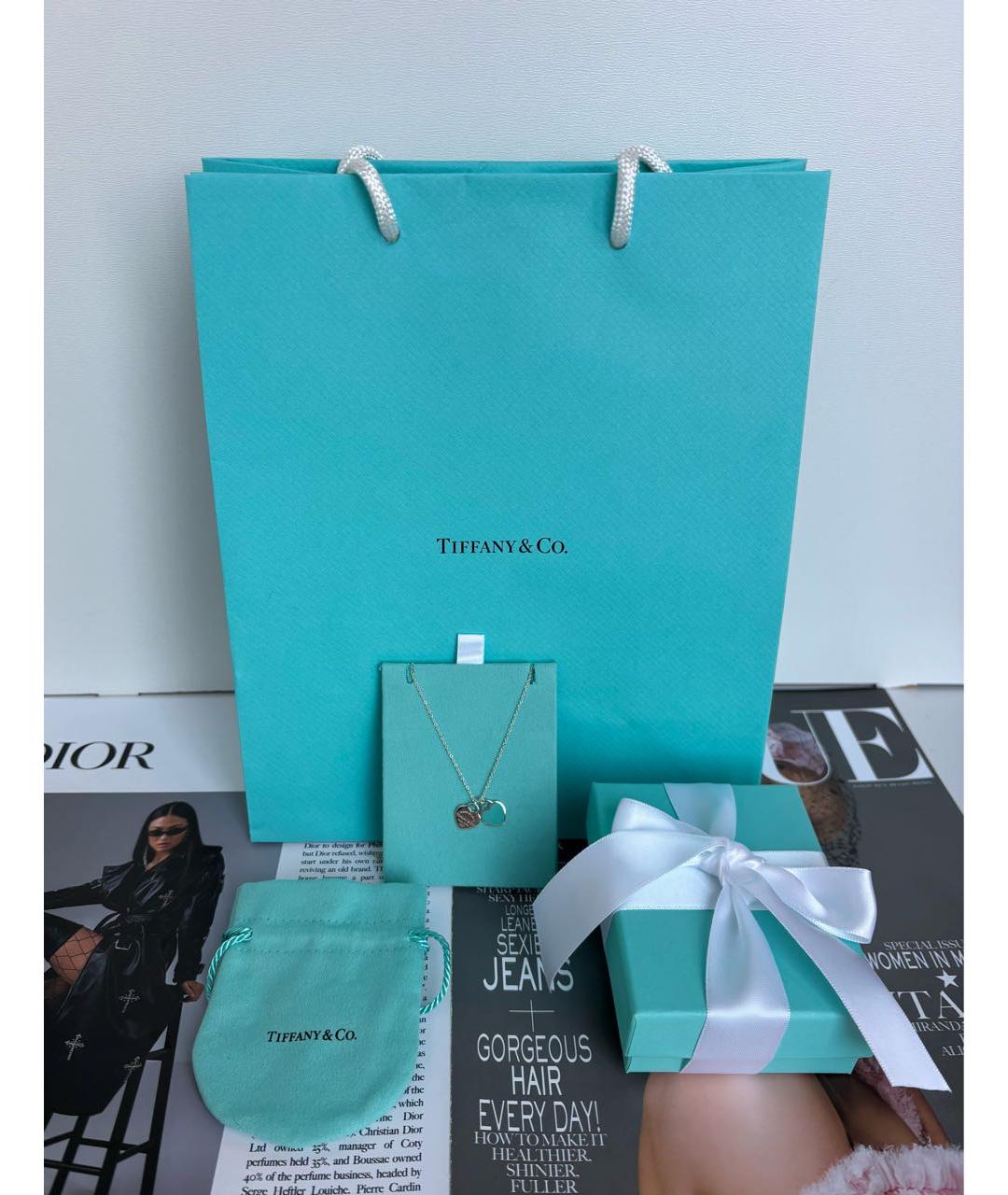 TIFFANY&CO Бирюзовое серебряное колье, фото 2