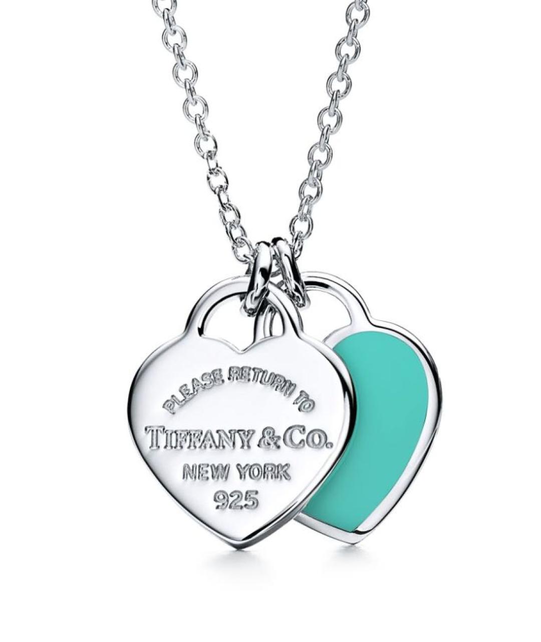 TIFFANY&CO Бирюзовое серебряное колье, фото 6