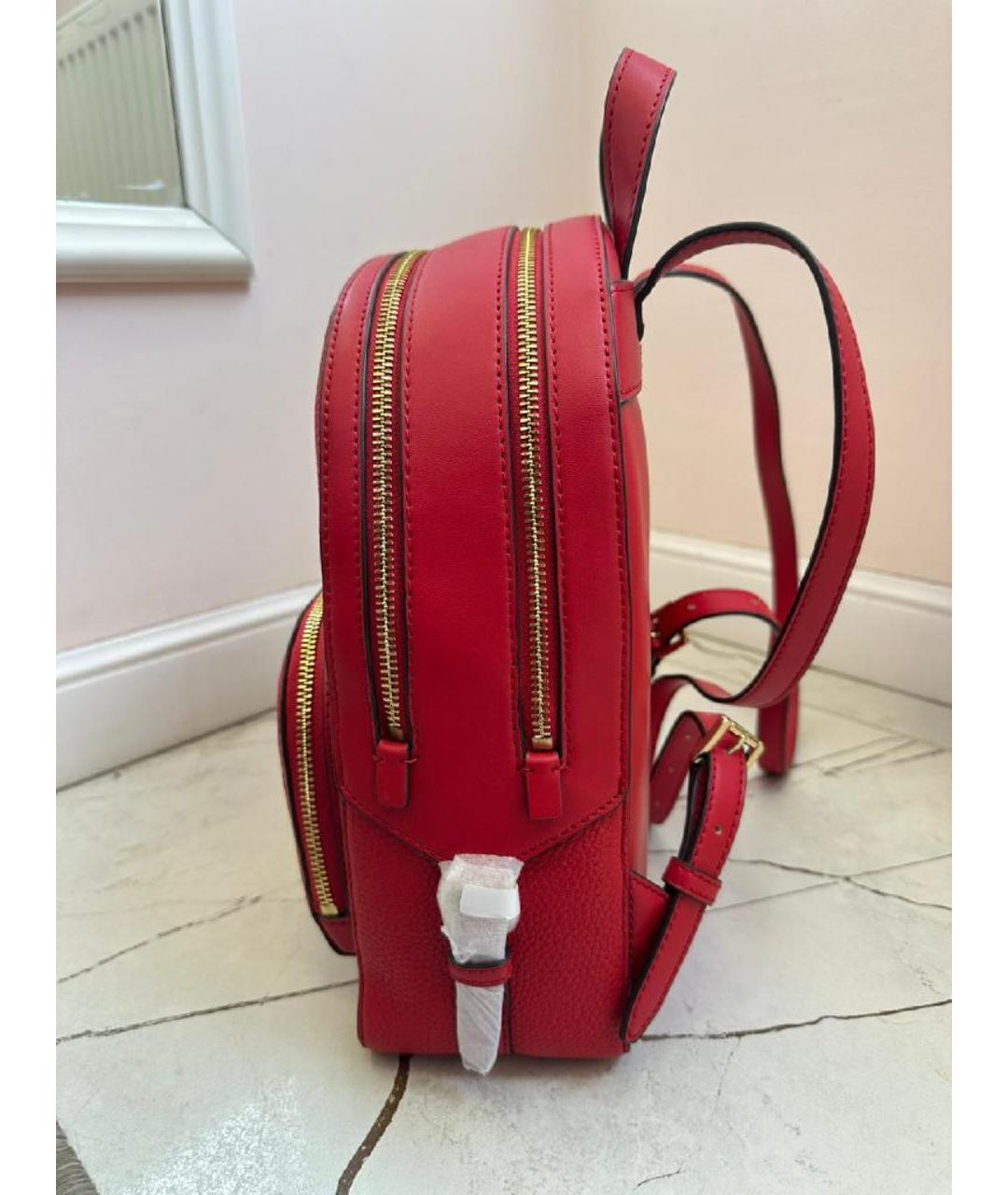 MICHAEL KORS Красный рюкзак из искусственной кожи, фото 3