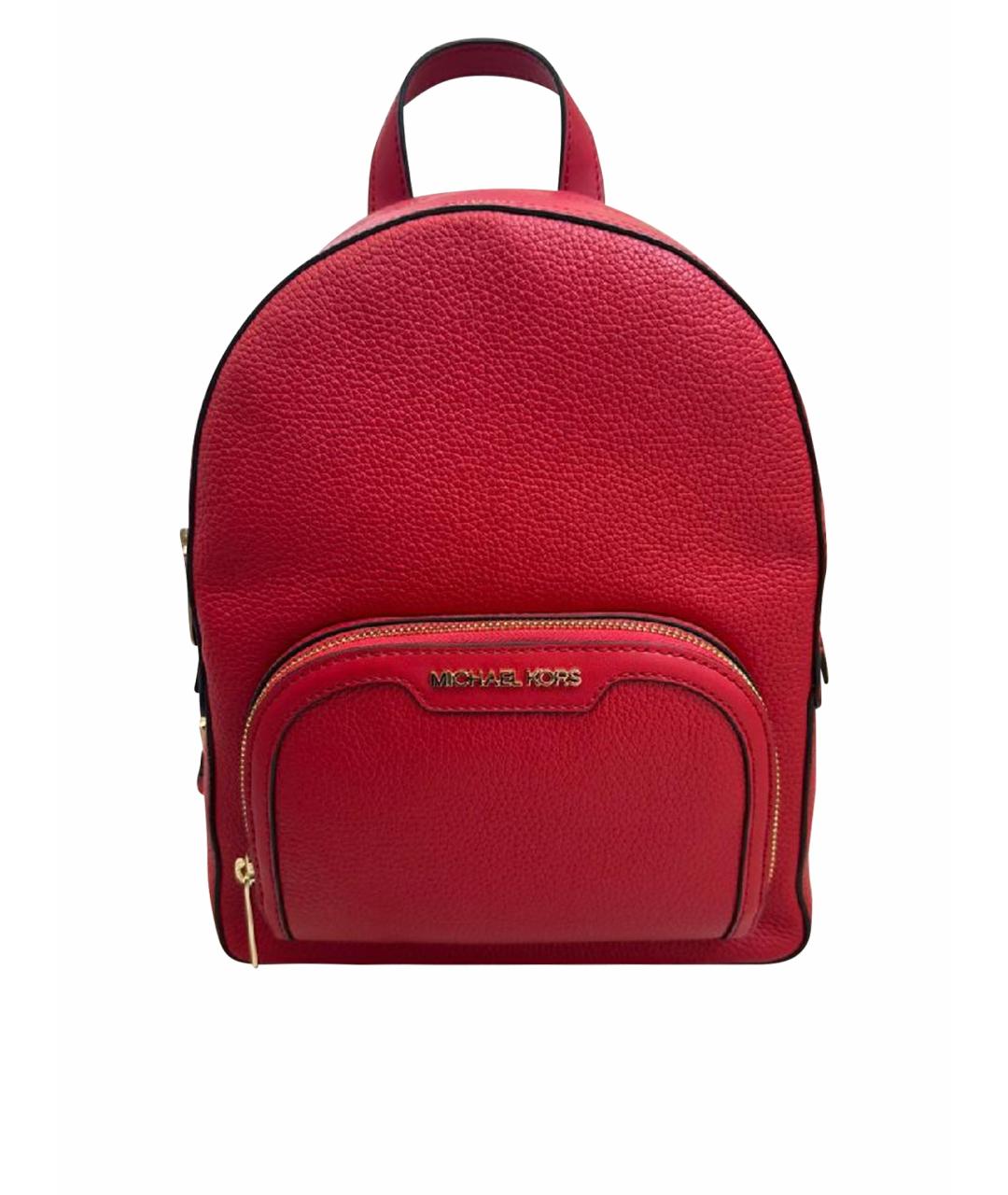 MICHAEL KORS Красный рюкзак из искусственной кожи, фото 1
