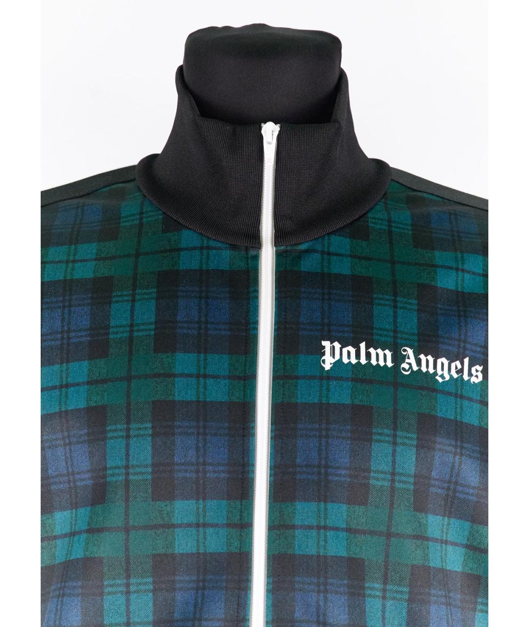 PALM ANGELS Зеленая полиэстеровая куртка, фото 4
