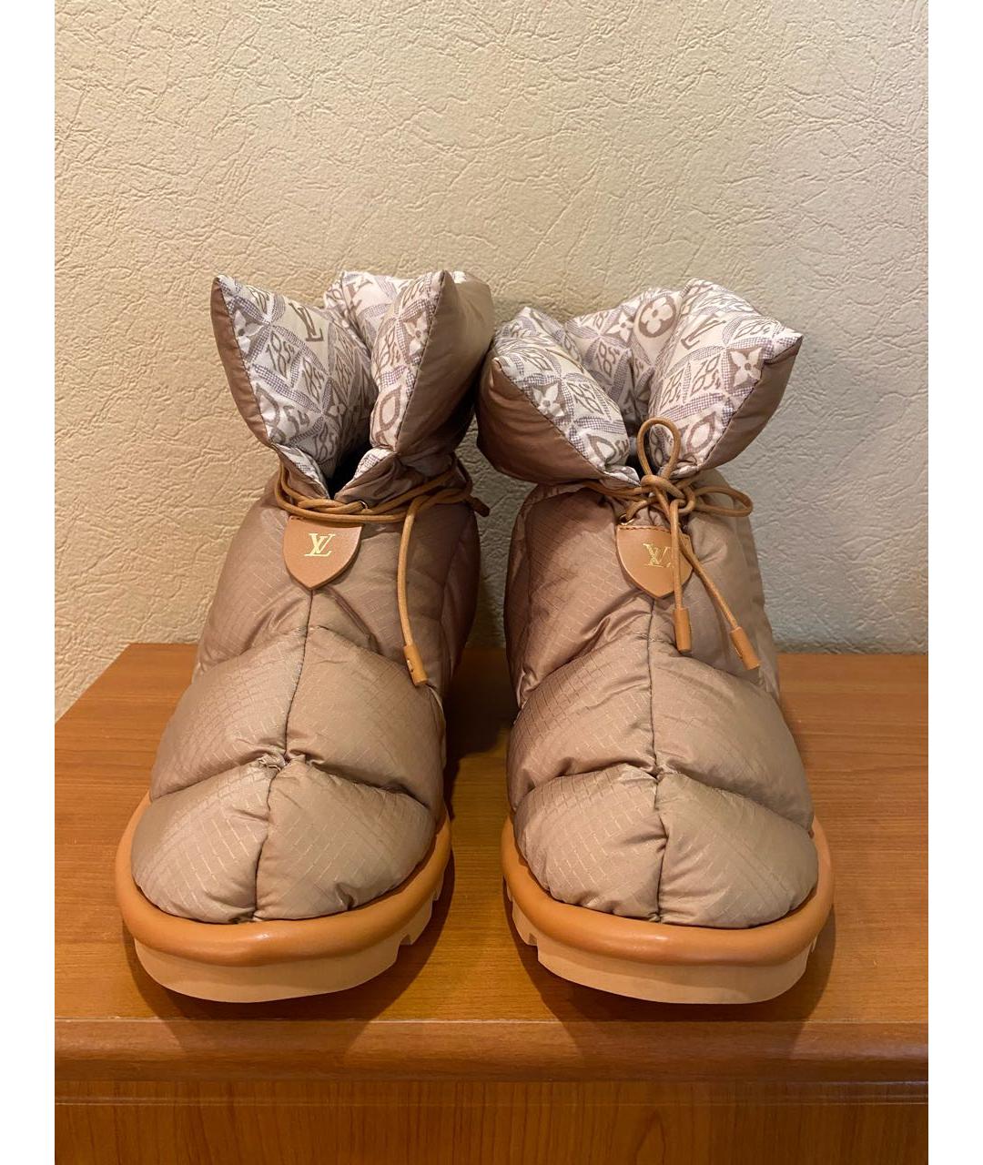 LOUIS VUITTON Оранжевое сапоги, фото 2