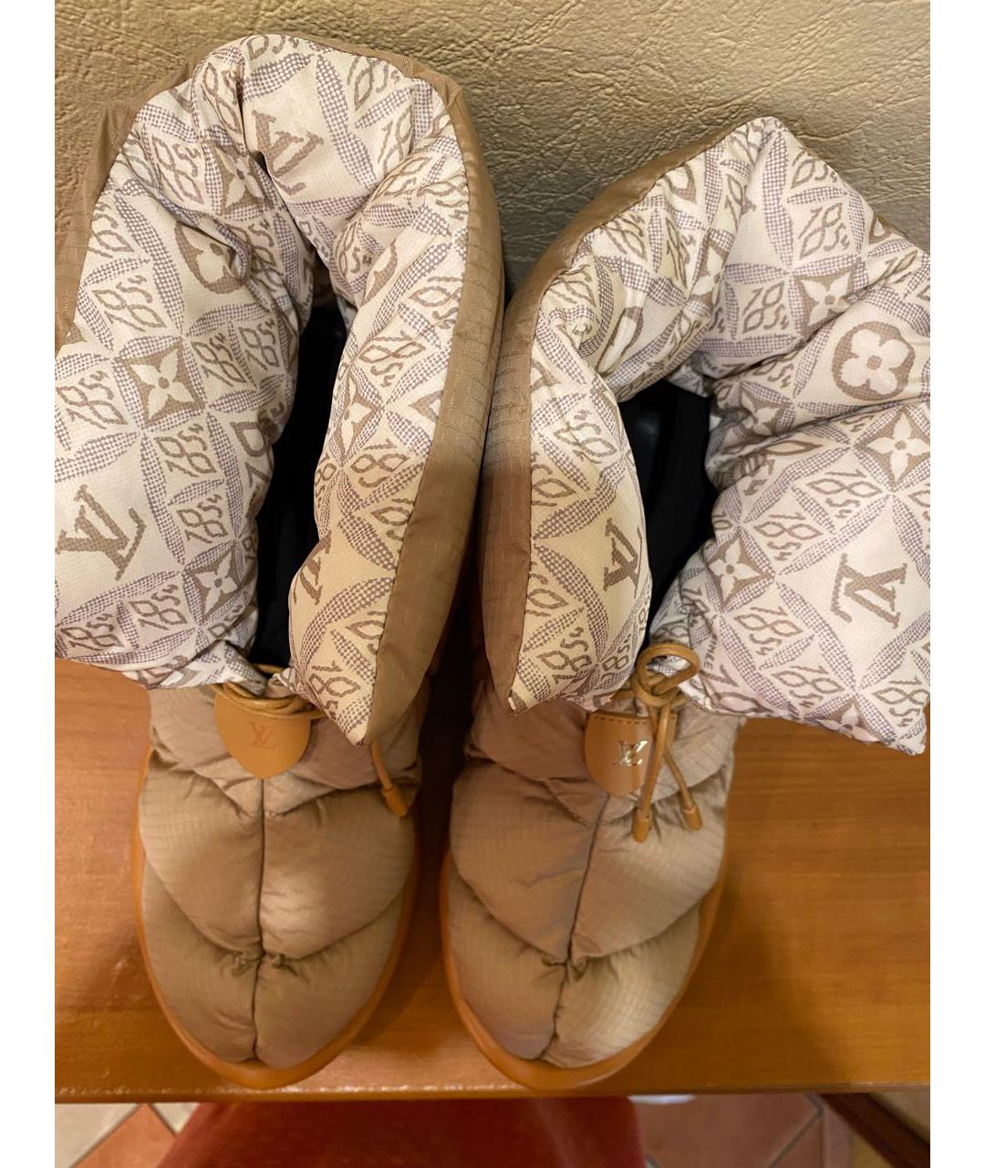 LOUIS VUITTON Оранжевое сапоги, фото 3