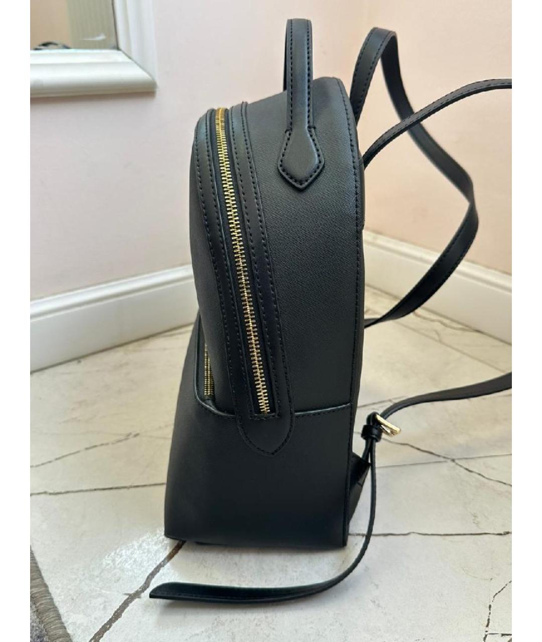 MICHAEL KORS Черный рюкзак из искусственной кожи, фото 2