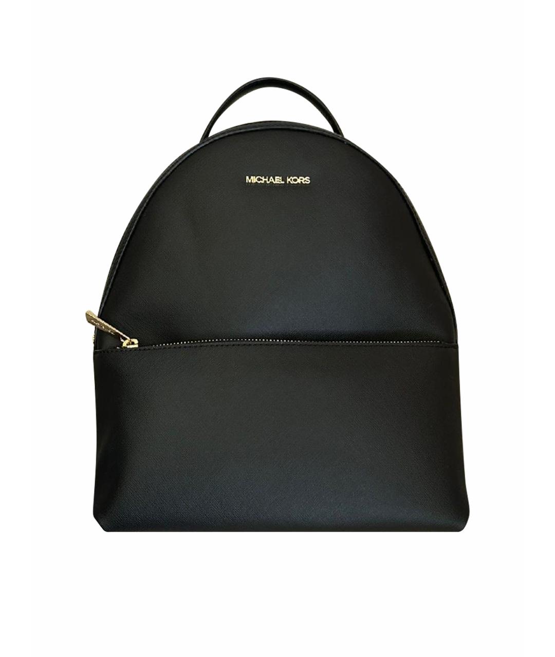 MICHAEL KORS Черный рюкзак из искусственной кожи, фото 1