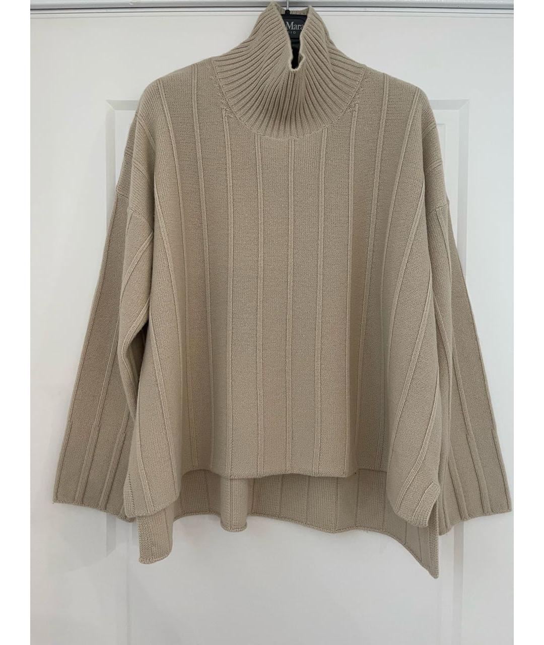 MAX MARA Бежевый шерстяной костюм с юбками, фото 8