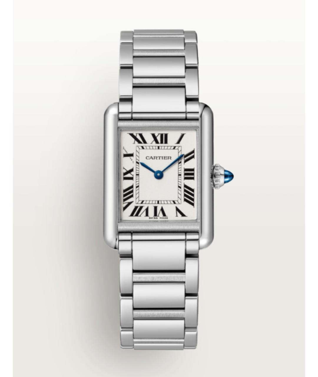 CARTIER Белые часы из белого золота, фото 4