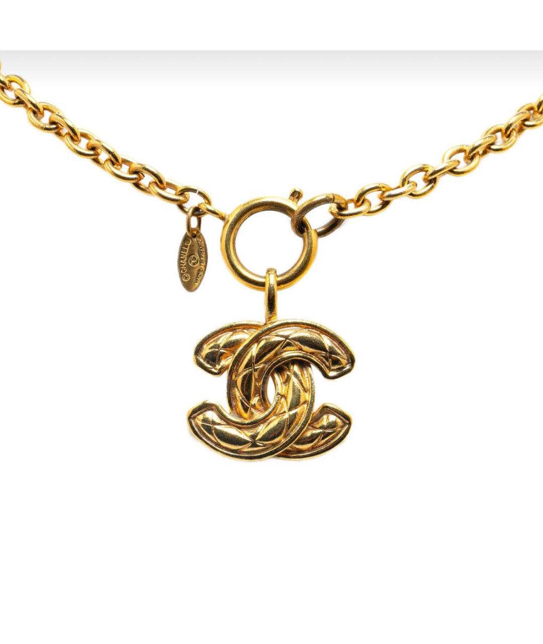 CHANEL Золотая позолоченная цепочка, фото 2