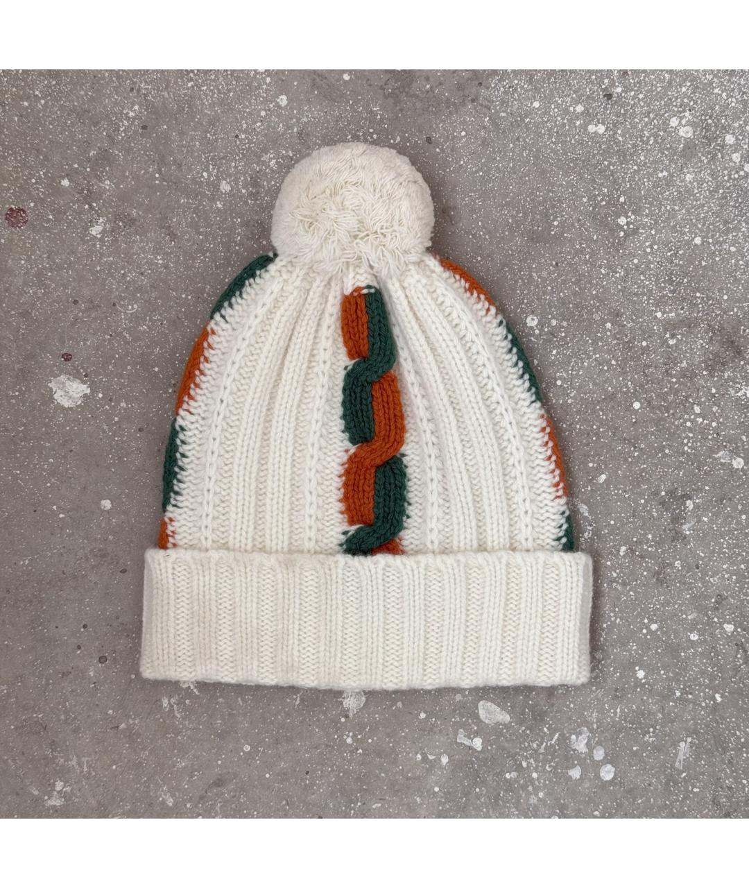 GUCCI Бежевая шерстяная шапка, фото 10