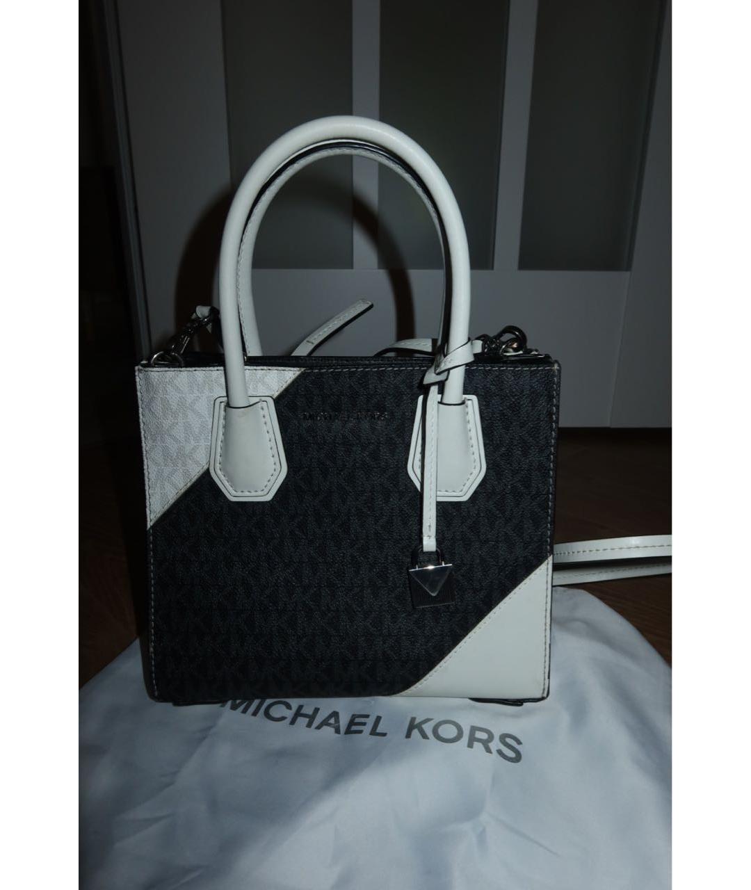 MICHAEL KORS Антрацитовая сумка с короткими ручками, фото 5