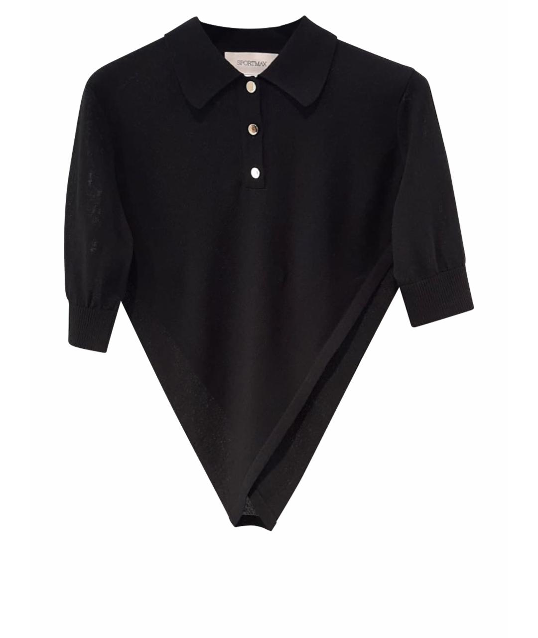 SPORTMAX Черный джемпер / свитер, фото 1