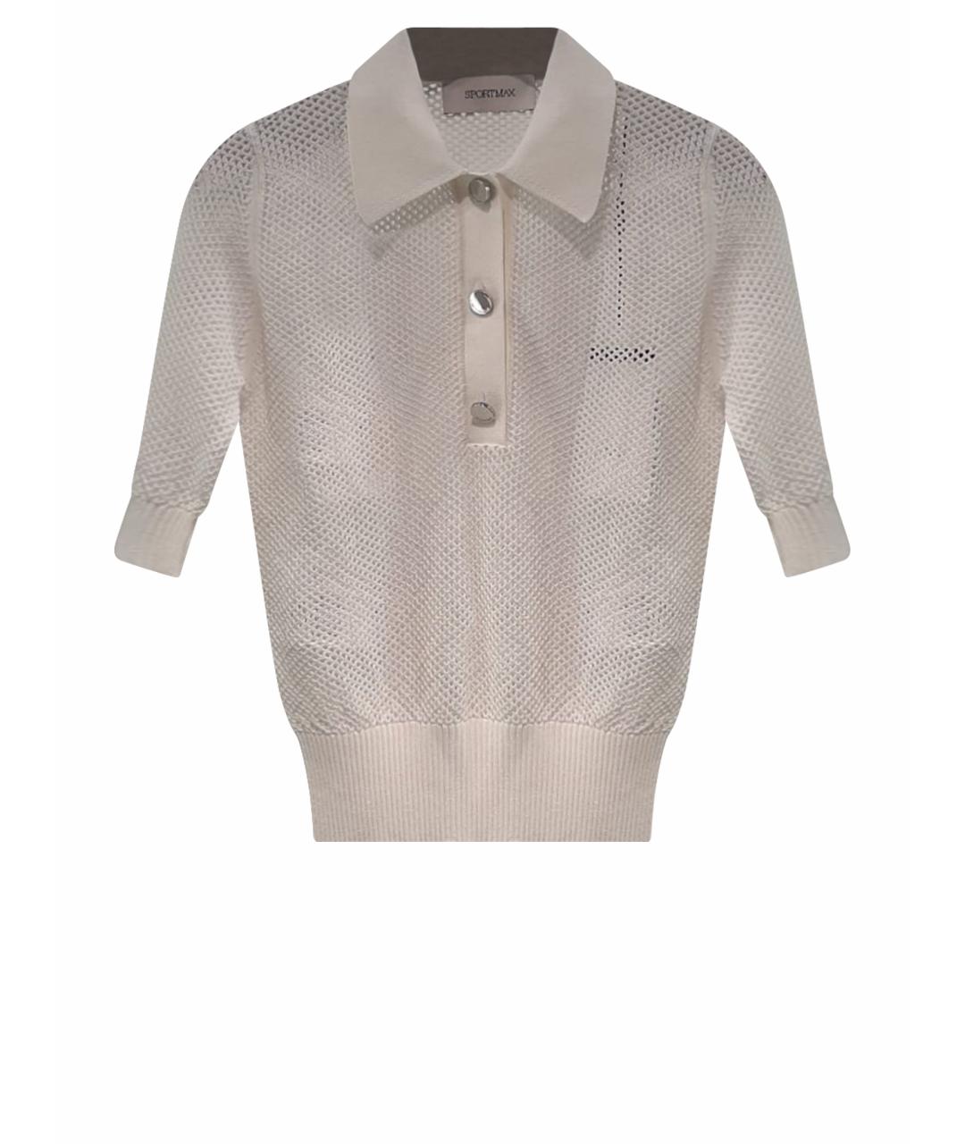 SPORTMAX Белый джемпер / свитер, фото 1
