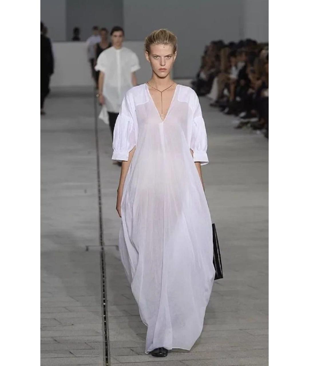 JIL SANDER Черное хлопковое повседневное платье, фото 2