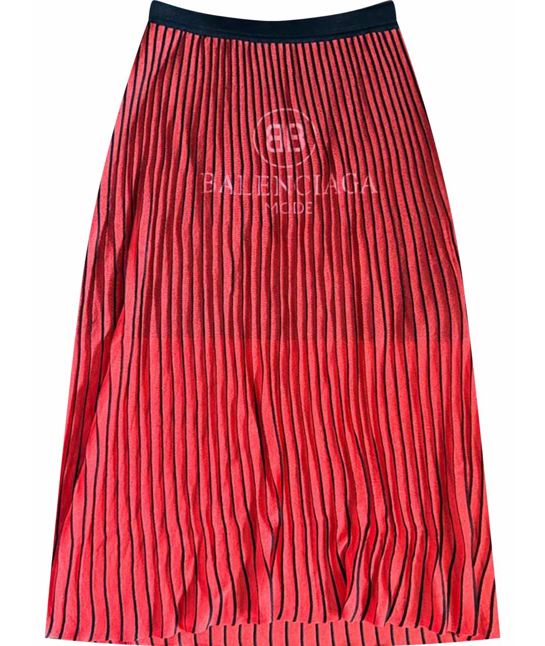 BALENCIAGA Красная юбка макси, фото 1