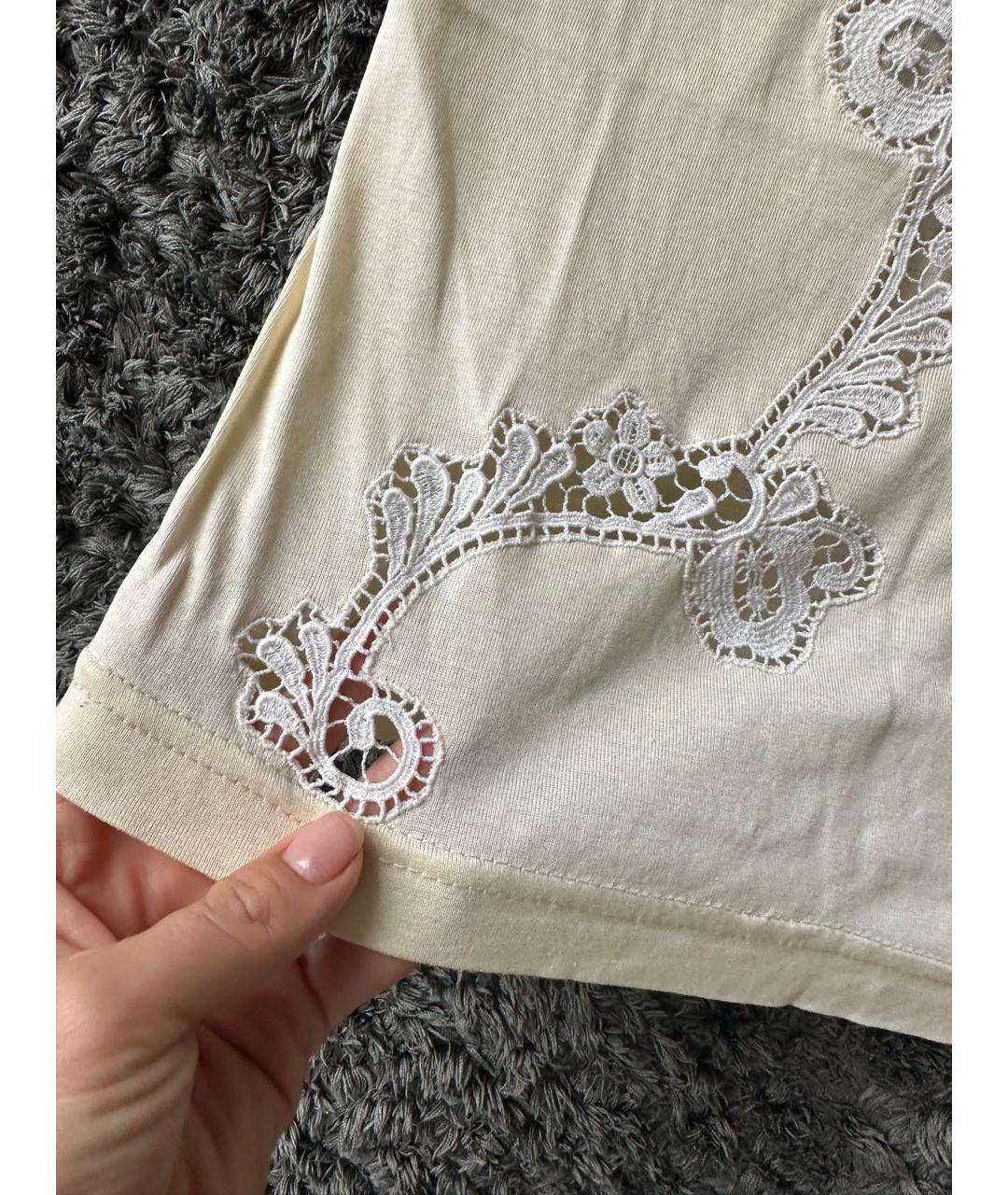 DOLCE&GABBANA Бежевая майка, фото 2