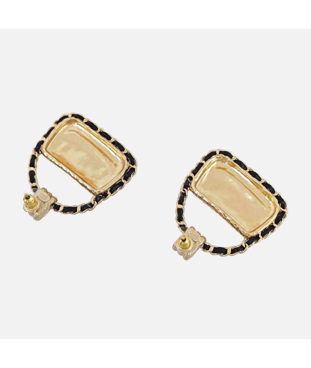 CHANEL Золотые серьги, фото 2