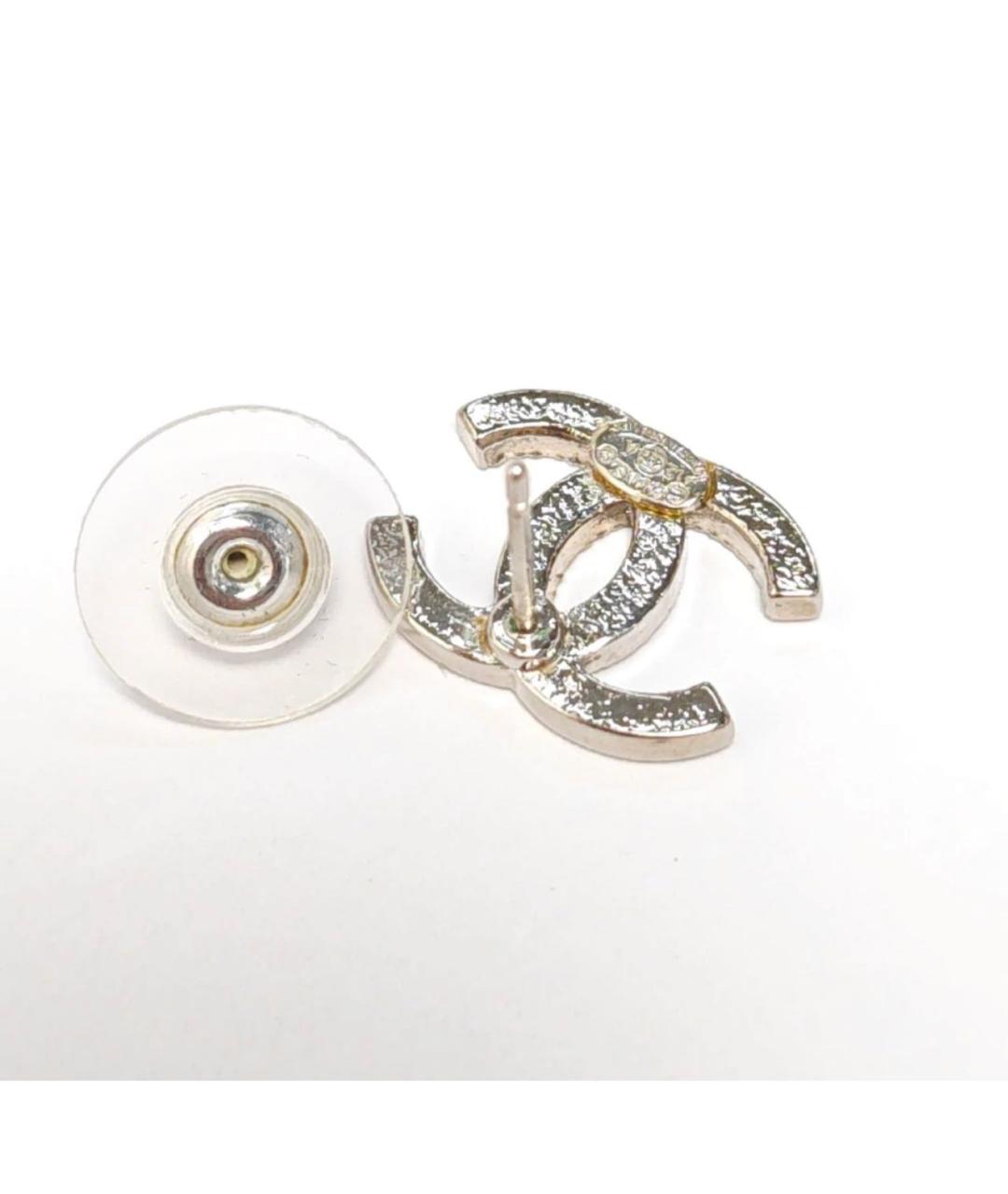 CHANEL Серебряные серьги, фото 5