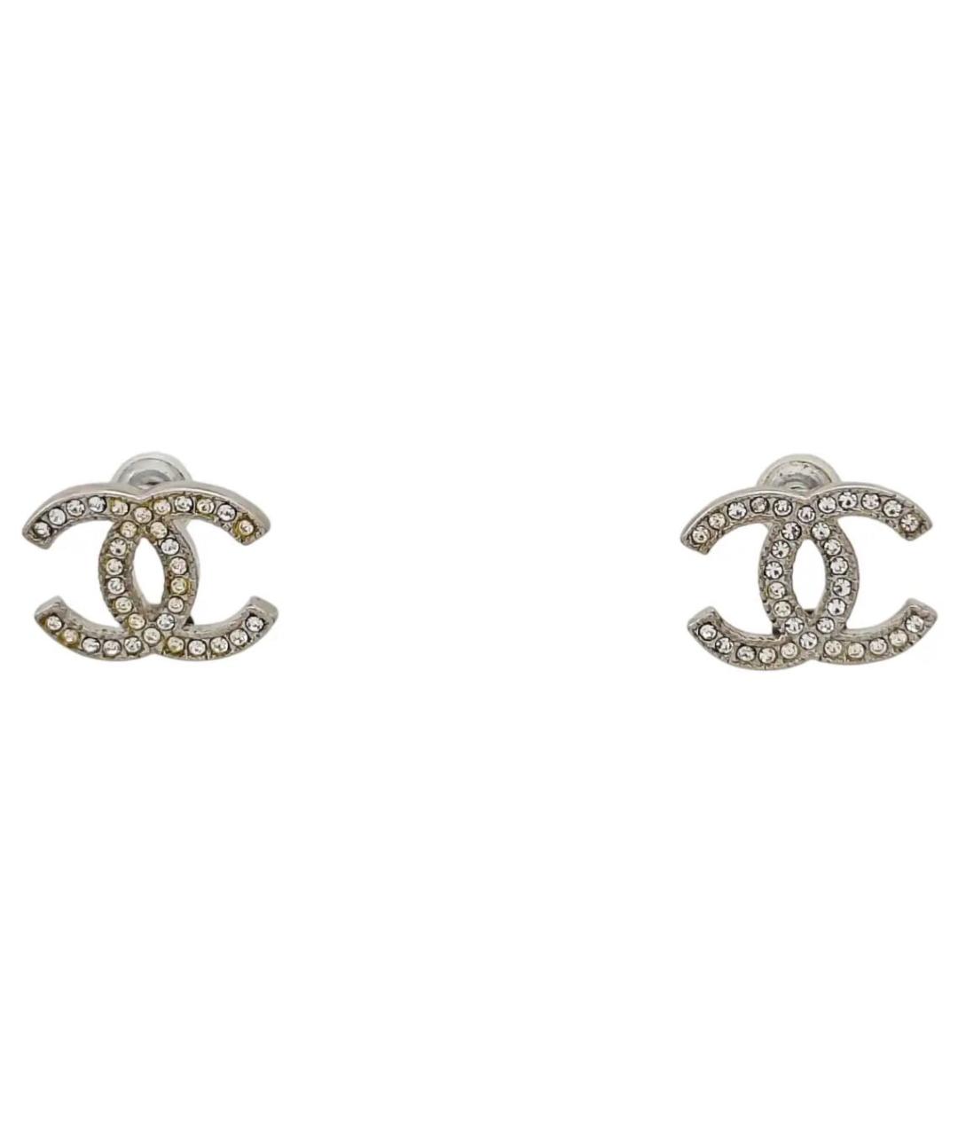 CHANEL Серебряные серьги, фото 6